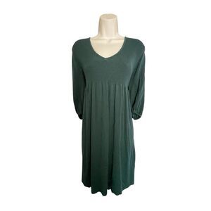 Studio M Hunter Green Knit Holiday Dress Woman’s Size 2X